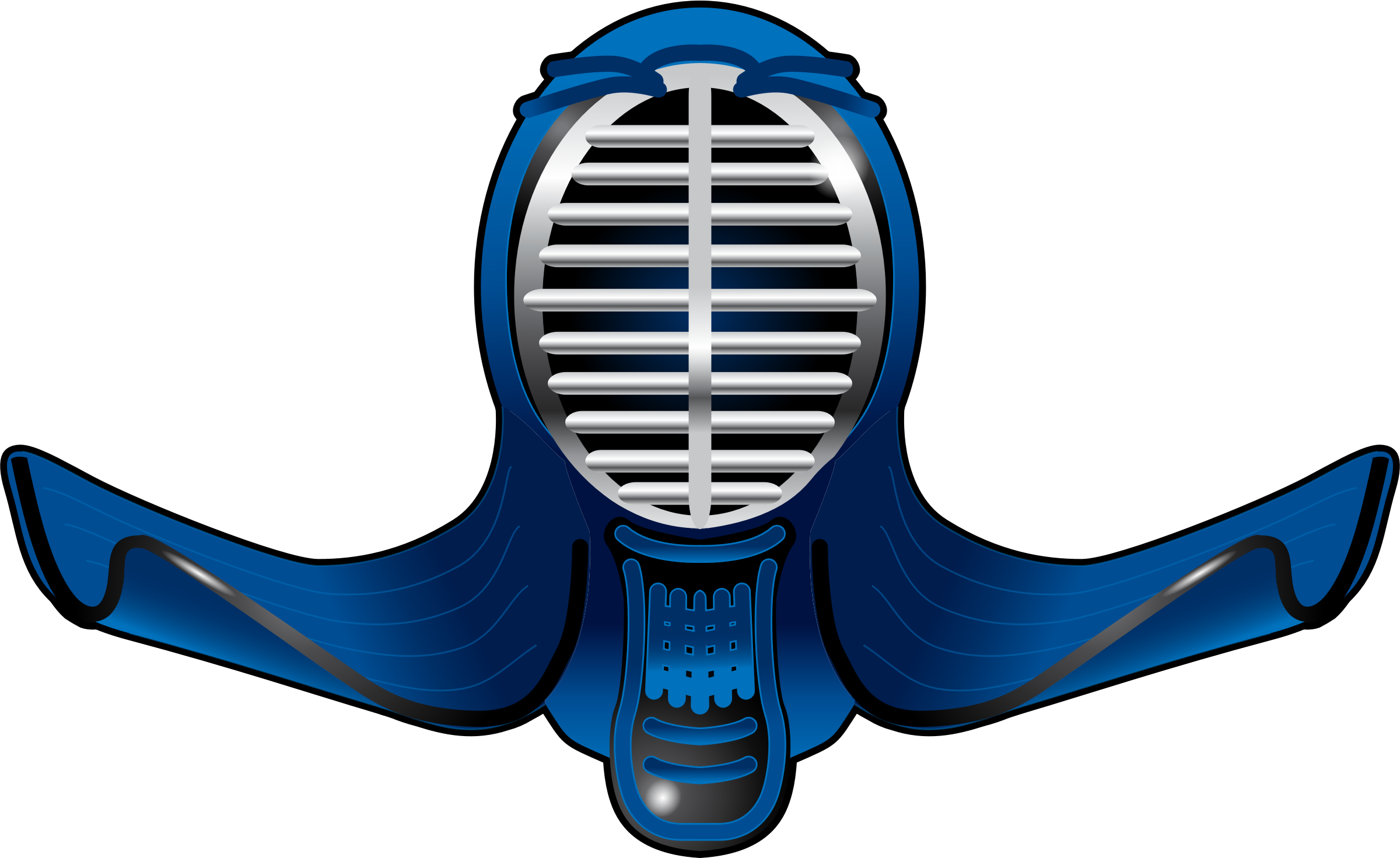 Viking Helmet Clipart, Vector Clip Art Online, Royalty - Kendo Helmet (900x551), Png Download