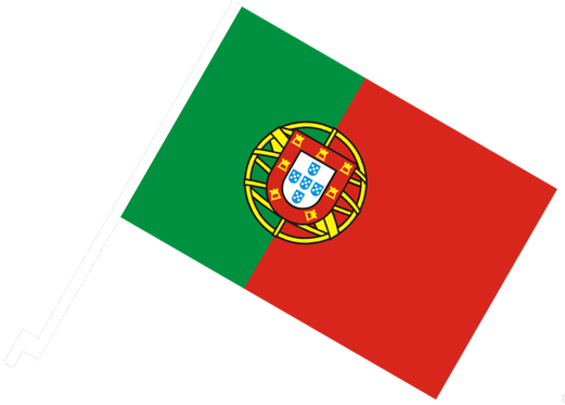 Portugal - Car Flag - Portugal (538x394), Png Download