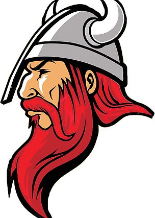 Viking Logo Png - Viking Mascot Vector (304x427), Png Download