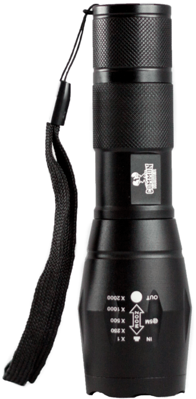 Bright Led Hunting Flashlight - Flashlight (1024x1024), Png Download