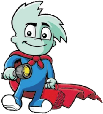 Pajama Sam Holding Flashlight - Pajama Sam In No Need To Hide (400x400), Png Download