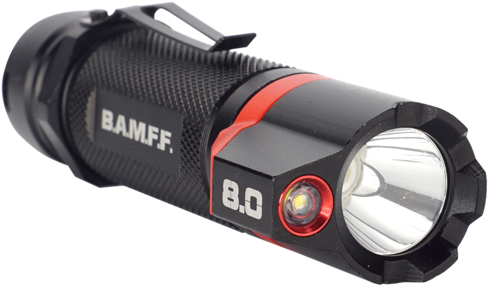 B - A - M - F - F - - Dual Led Flashlights - Striker B.a.m.f.f. 8.0 800 Lumen Rechargeable Dual (500x500), Png Download