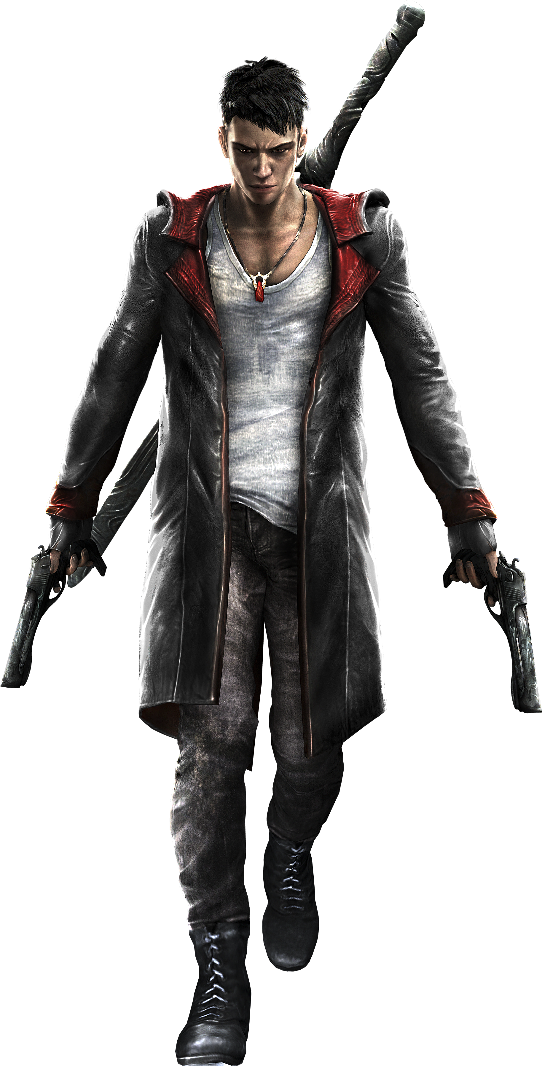 Dante Dmc - All Star Battle Royale Dante (1828x3595), Png Download