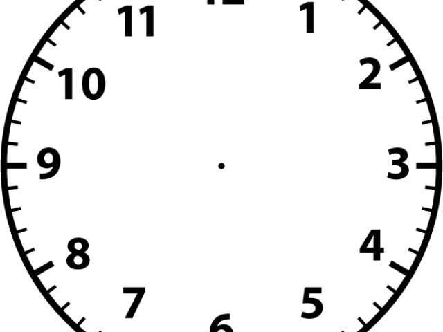 Picture Free Download Blank Printable Free Download - Learn To Tell The Time In German (640x480), Png Download