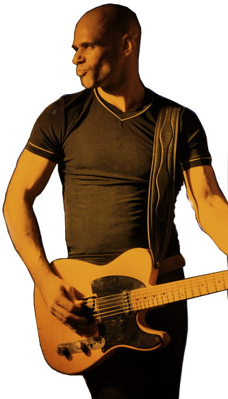 Contact- Modern Blues Rock Guitar Player, Guitarist, - Guitar Player Png (333x581), Png Download