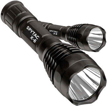 Spytac X-6 Tactical/spy Flashlight - Spy Flashlight (400x400), Png Download
