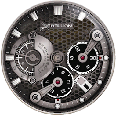 50 Clock Faces -0cab960b Manila - Rebellion Predator (380x380), Png Download