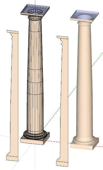 The Romans Of The Doric Order), And Referring To Column - Column (346x570), Png Download