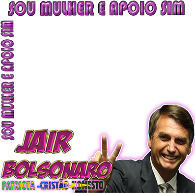 Campanha Para As Mulheres Que Apoiam Jair Messias Bolsonaro - Sou Mulher E Apoio Bolsonaro (400x400), Png Download
