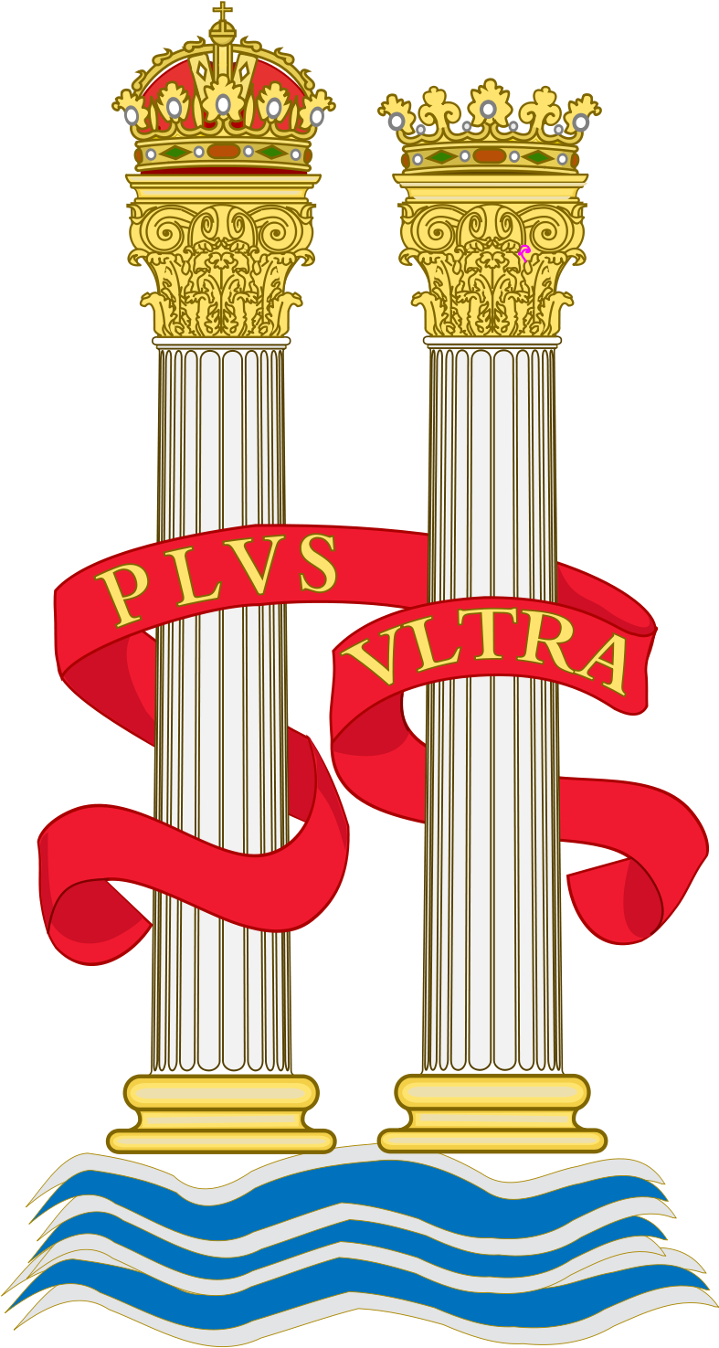 Open - Pillars Of Hercules Svg (1000x1592), Png Download