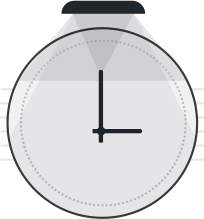 Time And Other Information On To The Wall, So That - Wall Clock (407x466), Png Download