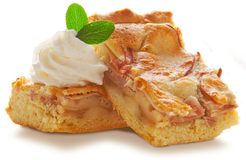 Pastries - Tart (500x395), Png Download