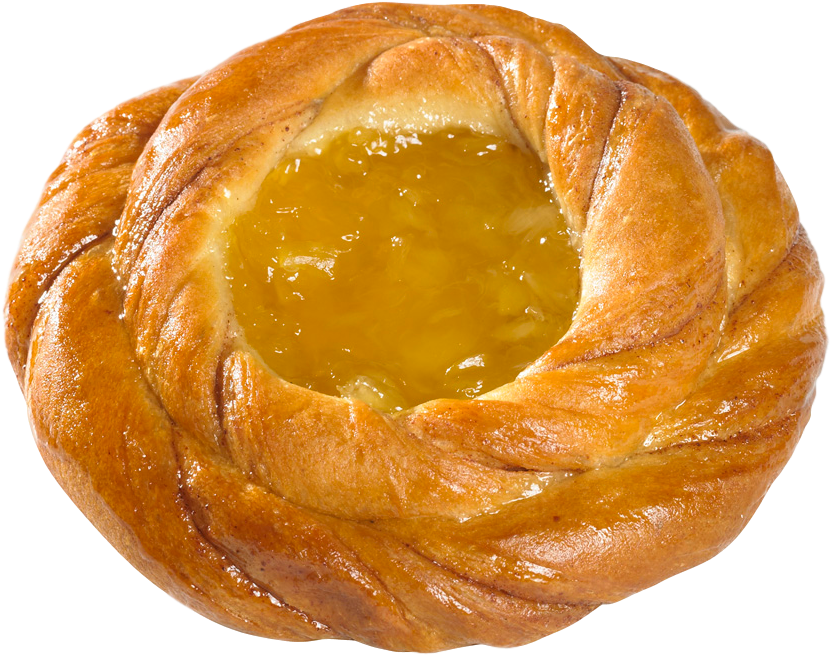 Pineapple Danish Round - Royal Dansk Cookies Danish Butter (1008x1042), Png Download