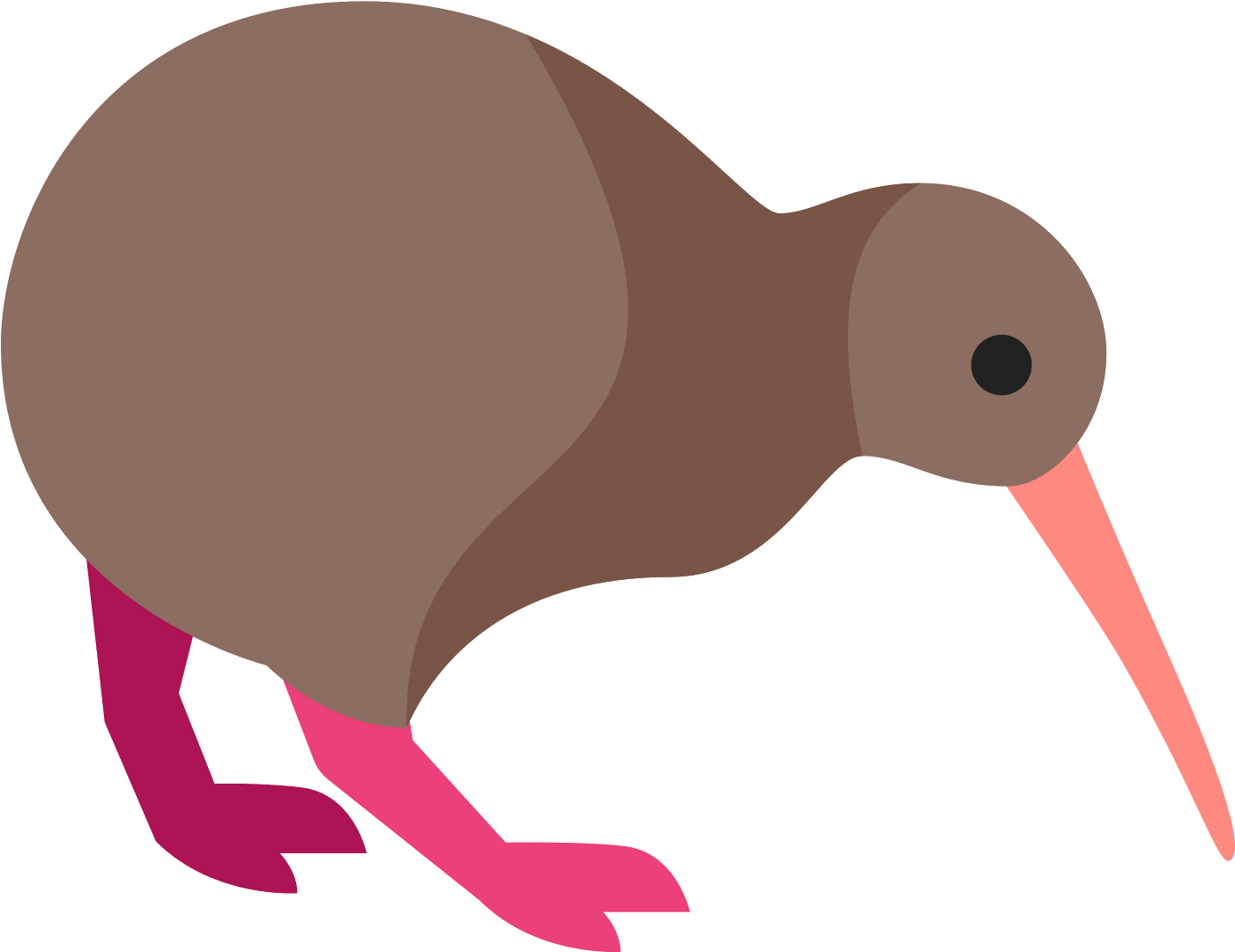 Kiwi Bird Icon - Kiwi Bird Png (1600x1600), Png Download
