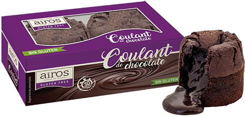 Coulant Chocolate Sin Gluten (542x397), Png Download