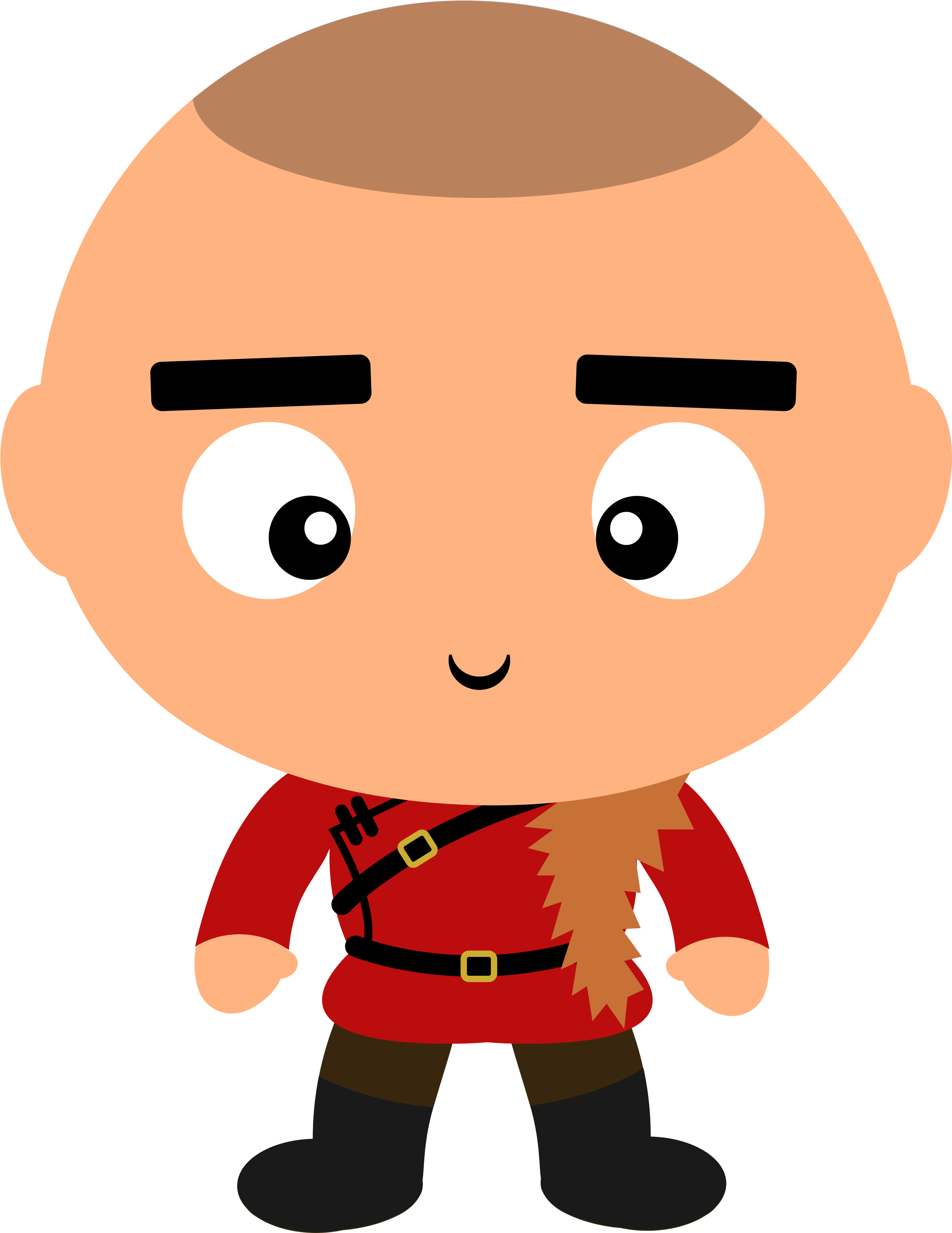 Harry Potter Clipart - Cute Captain America Png (2550x3300), Png Download