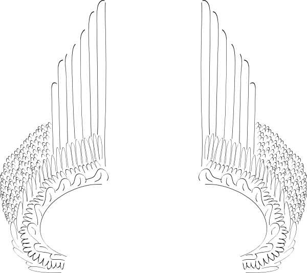 How To Set Use Angel Wings Svg Vector (600x534), Png Download