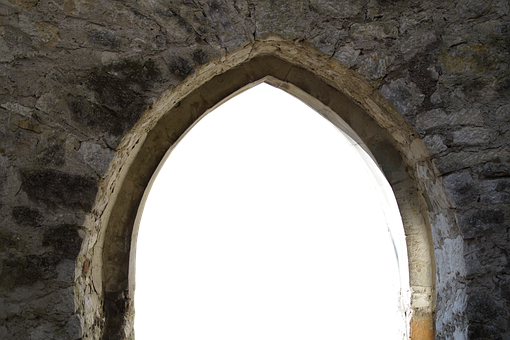 Arch, Stone, Stone Wall, Old, Wall - Stone Archway Portal (510x340), Png Download