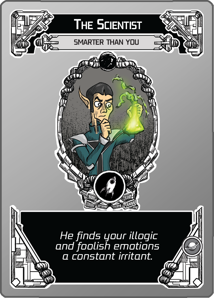 Scientist - Gloom In Space (games/puzzles) (743x1033), Png Download