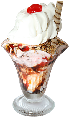 Mini Sundae Gd - Sundae Png (550x400), Png Download