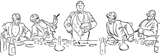 Yep, This Is Basically What All My Dinner Parties Look - Dinner Clip Art Free (640x320), Png Download