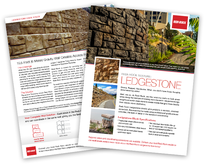 Get The Printable Info Sheet - Redi-rock International, L.l.c. (705x562), Png Download