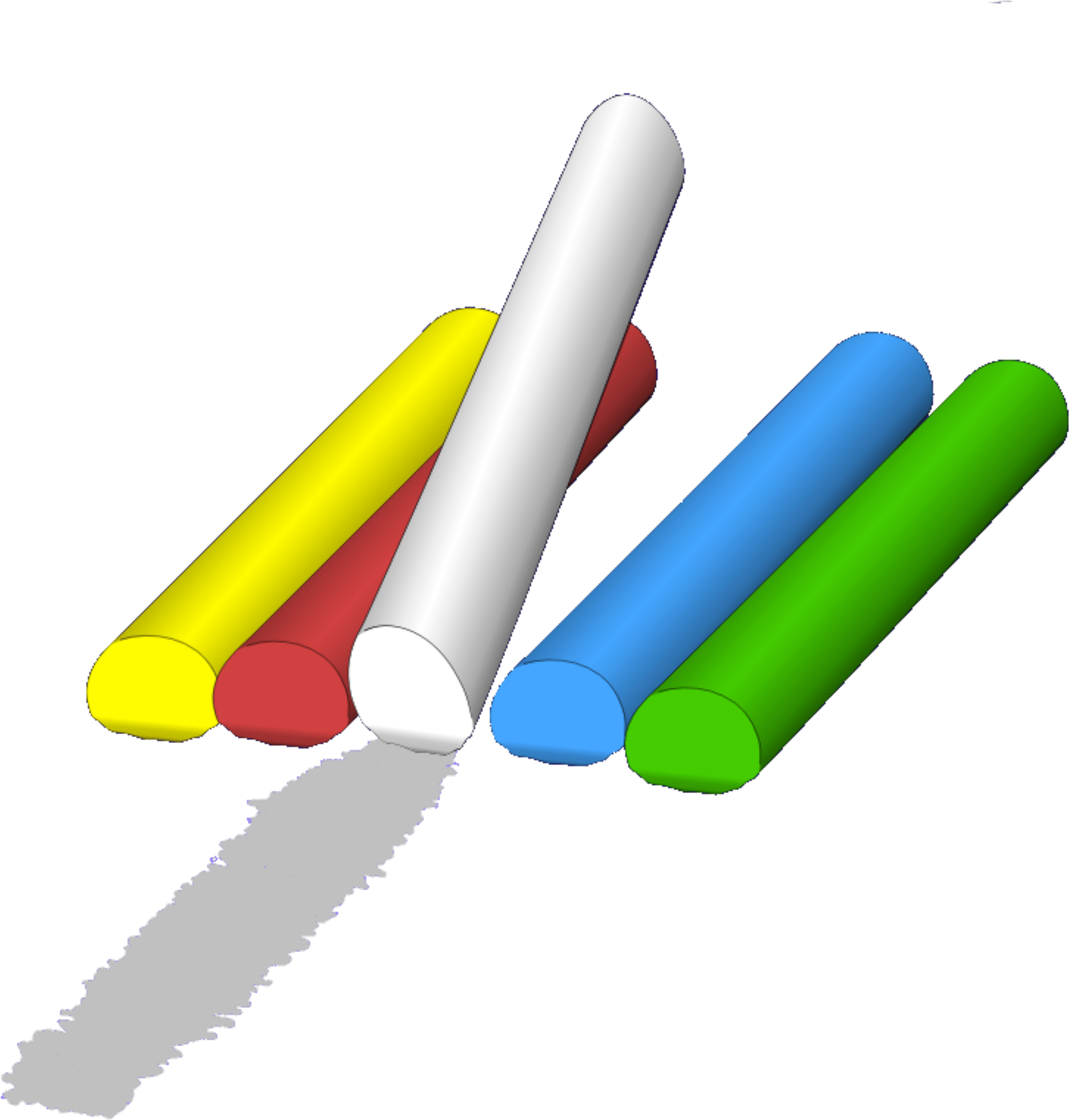 Clipart - Clipart Of Chalk (2400x2394), Png Download