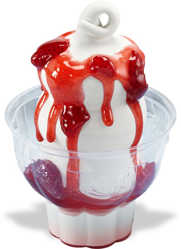 Dairy Queen Ice Cream Sundae (940x845), Png Download