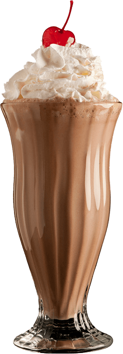 Ice Cream Parlor, Bar & Shop - Milkshake With Cream In Top (246x706), Png Download