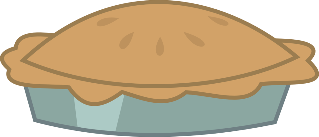 Sidon-s, Food, Pie, Safe, Simple Background, Transparent - Cartoon Pie (1024x439), Png Download