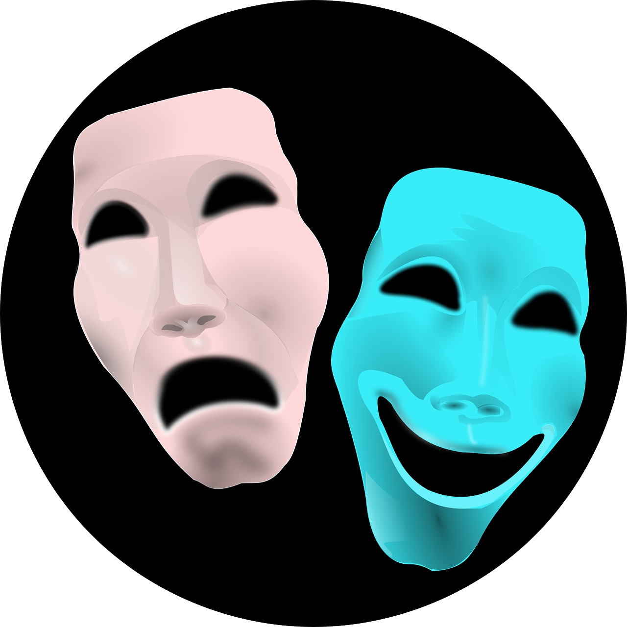 Cars Svg Kawaii - Theatre Masks (720x720), Png Download