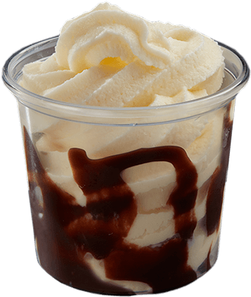 Ice Cream Sundae Transparent Background - Domino's Brownies (800x550), Png Download