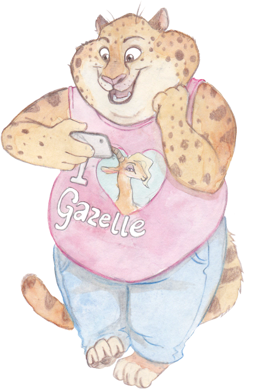 Gazelle's - Zootopia (1024x1551), Png Download