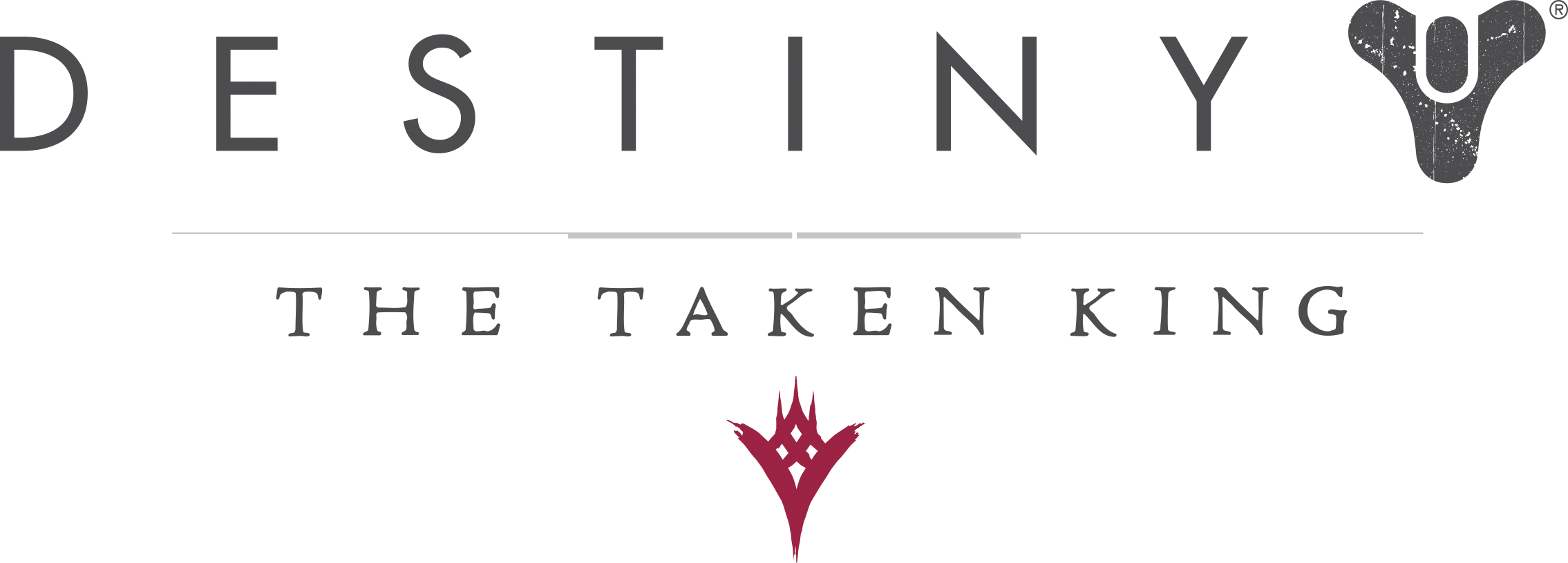 Ttk Logo Light - Destiny The Taken King Logo Png (2269x815), Png Download