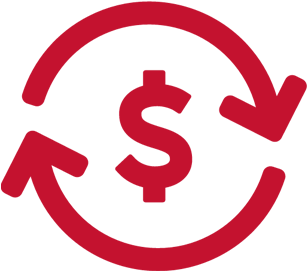 Icon Intra Bank Transfer - Bank Transfer Icon Png (460x316), Png Download