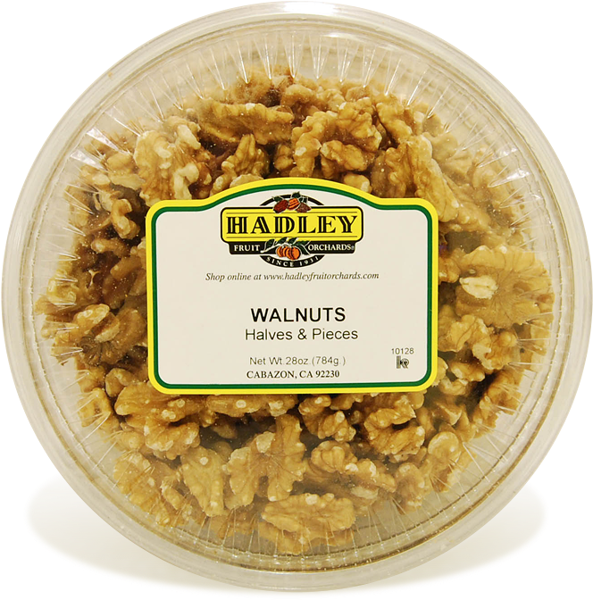 Walnuts Halves And Pieces - Hadley Fruit Orchards (700x700), Png Download
