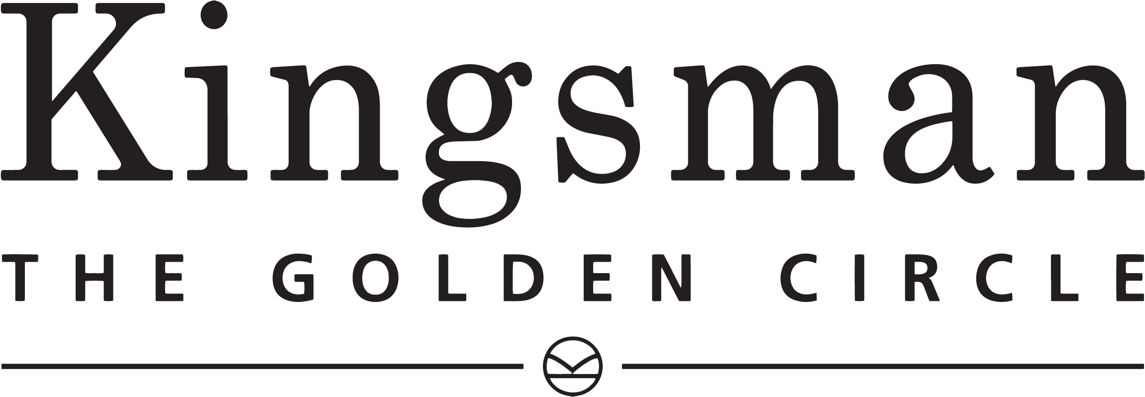 The Golden Circle - Kingsman Golden Circle Logo (2456x837), Png Download