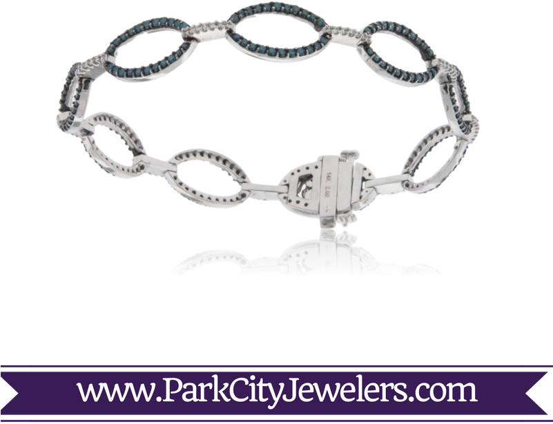 Blue Diamond And White Diamond Bracelet - Snowflake Necklace Gold Diamond (800x800), Png Download