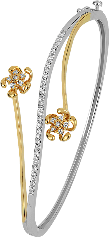Orra Diamond Bracelet - Bangle (1200x1000), Png Download