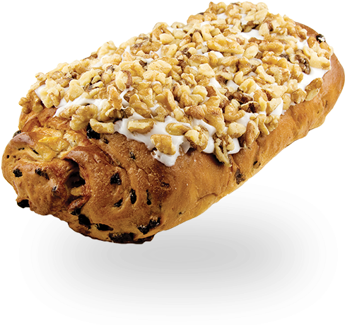 Apple & Walnuts Log - Walnut (650x458), Png Download