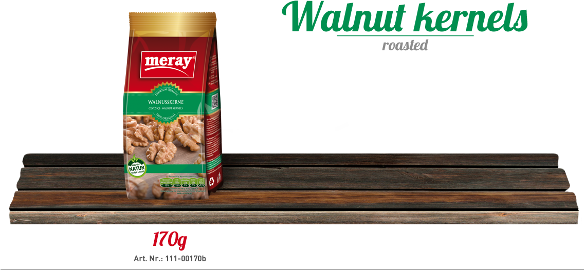 Walnuts - Meray Roasted Sunflower Seeds Salted 300g/10.58oz (1135x564), Png Download