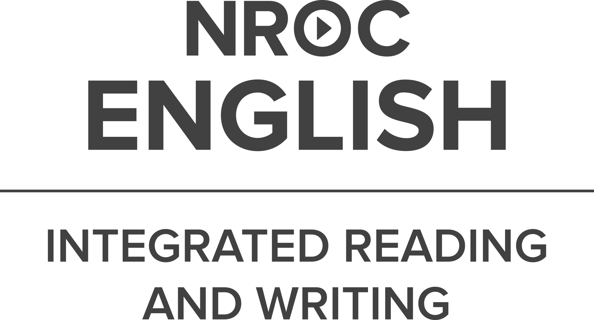 Nroc English Logo With Tag Charcoal Png - Logo (1937x1043), Png Download