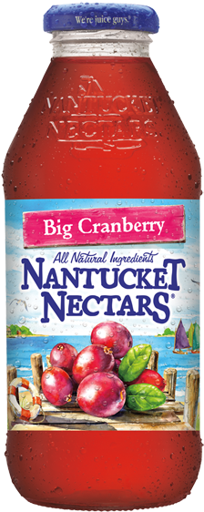 Natural Nantucket Nectars Big Cranberry - Nantucket Nectars Cranberry Juice (254x574), Png Download