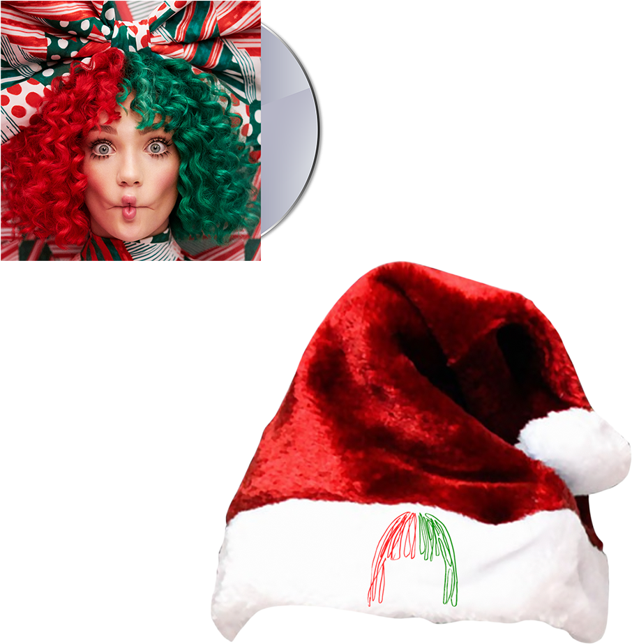 Everyday Is Christmas Cd And Santa Hat - Sia Everyday Is Christmas (1000x1000), Png Download
