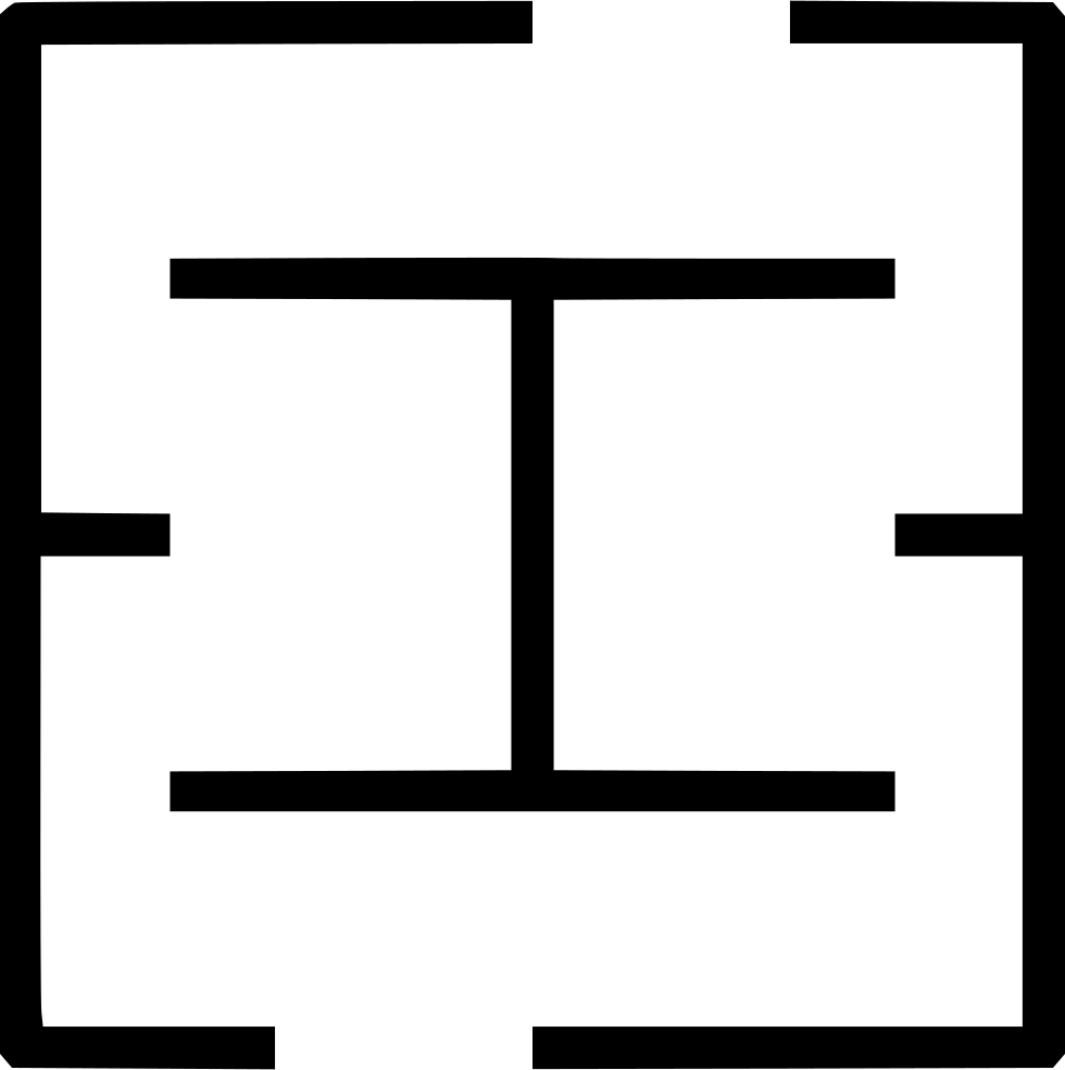 Maze Labyrinth Two Way Out Simple Comments - Cross (980x984), Png Download