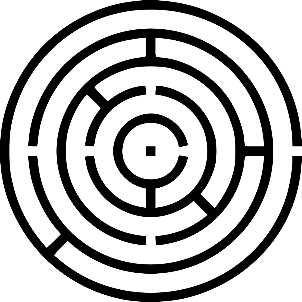 Maze Labyrinth Comments - Icon Labyrinth (980x980), Png Download