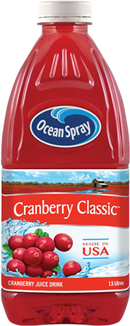 오션스프레이 크랜베리 클래식 - Ocean Spray Cran-raspberry Juice Drink - 64 Fl Oz Bottle (580x580), Png Download