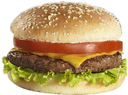 Combo Hamburguesa Tex Mex - Cheeseburger (500x375), Png Download