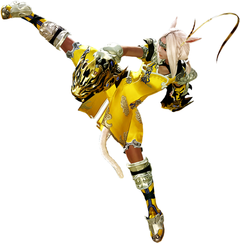 Arr Monk - Monk Final Fantasy 14 (996x1024), Png Download