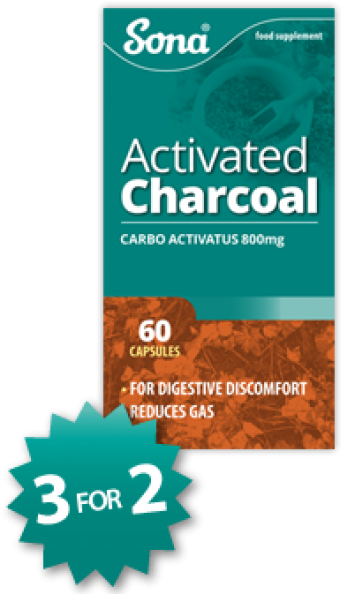 Activated Charcoal - Sona Activated Charcoal (500x600), Png Download